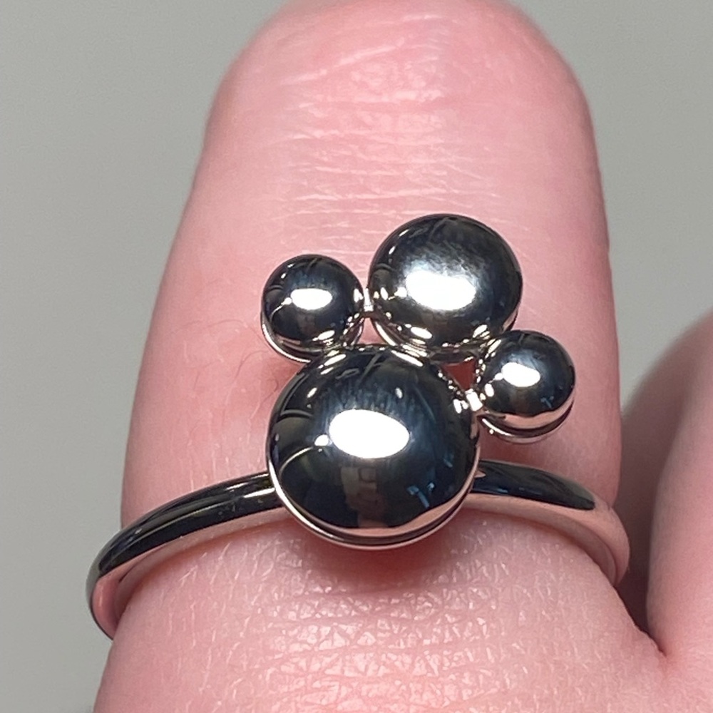 NIB Calvin Klein Fidget Spinner Silver Tone Ring - Picture 5 of 8